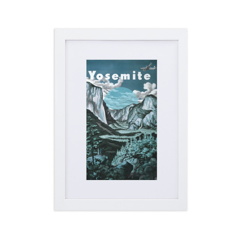 Vintage Yosemite Reverie Framed Wall Art