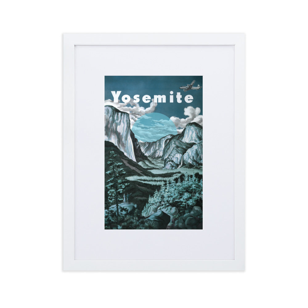 Vintage Yosemite Reverie Framed Wall Art