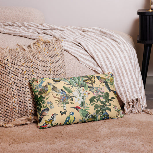 Birds of Paradise Chaise Pillow